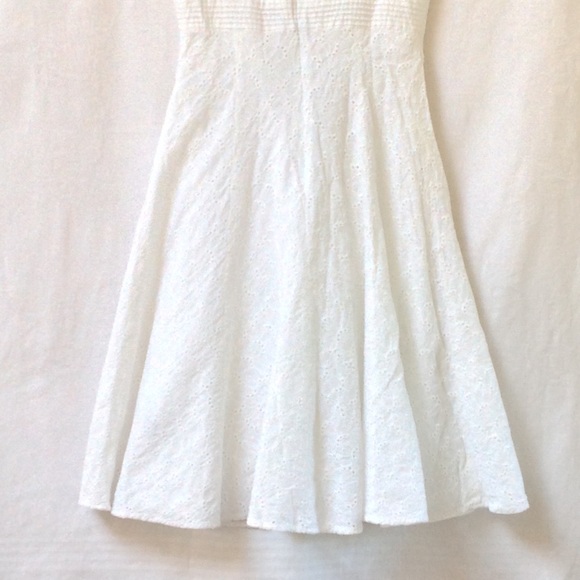 AMERICAN LIVING Eyelet White Dress - Picture 6 of 8